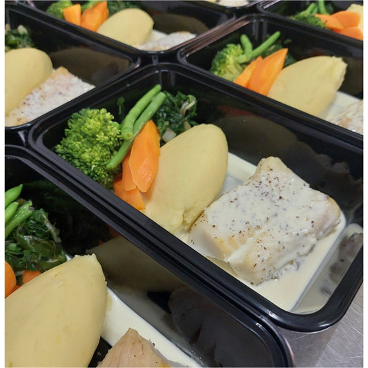 White fish with creamy sauce 28.10.25