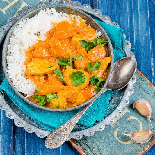 Pumpkin chickpea curry with rice 28.10.25