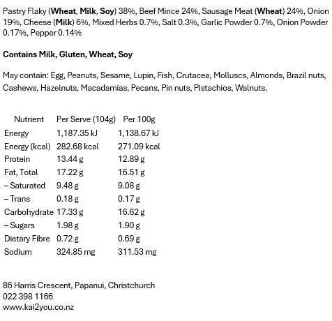 Mini sausage rolls x4 27.02.26