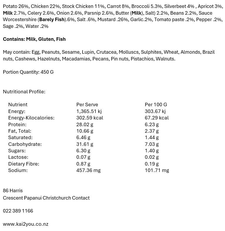 Apricot chicken casserole 23.12.25