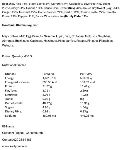 Asian beef casserole 23.12.25