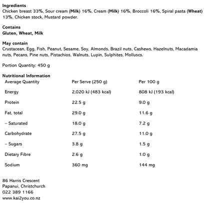 Creamy chicken & broccoli pasta bake 3.03.26