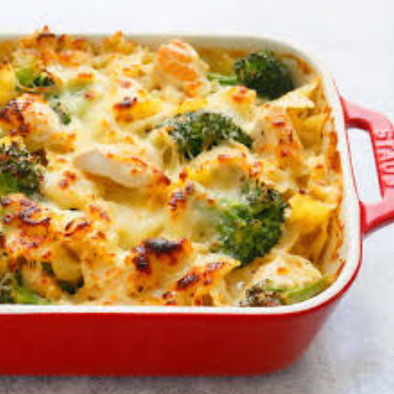 Creamy chicken & broccoli pasta bake 3.03.26