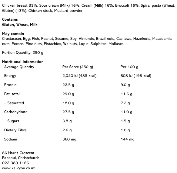 Creamy chicken & broccoli pasta bake 3.03.26