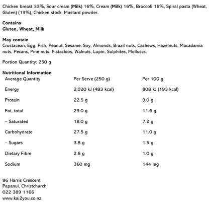 Creamy chicken & broccoli pasta bake 3.03.26