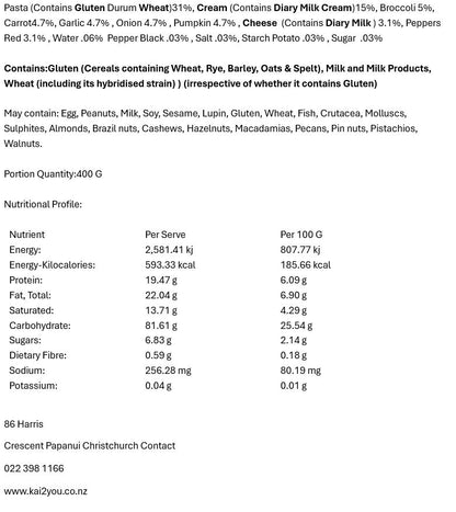 Roasted vegetable pasta bake 12.11.24