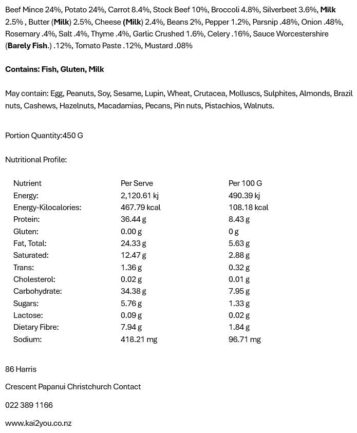 Slow cooked beef mince 25.11.25