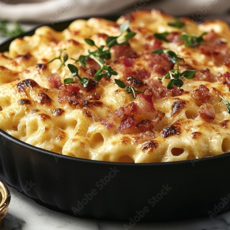 Mumma's mac & cheese with bacon 21.11.25