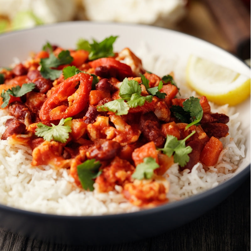 Bean & vegetable chilli con carne 28.1.25