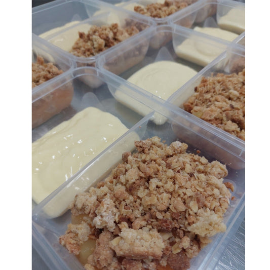 Apple and apricot crumble 20.9.24